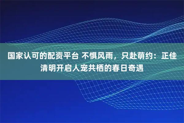国家认可的配资平台 不惧风雨，只赴萌约：正佳清明开启人宠共栖的春日奇遇